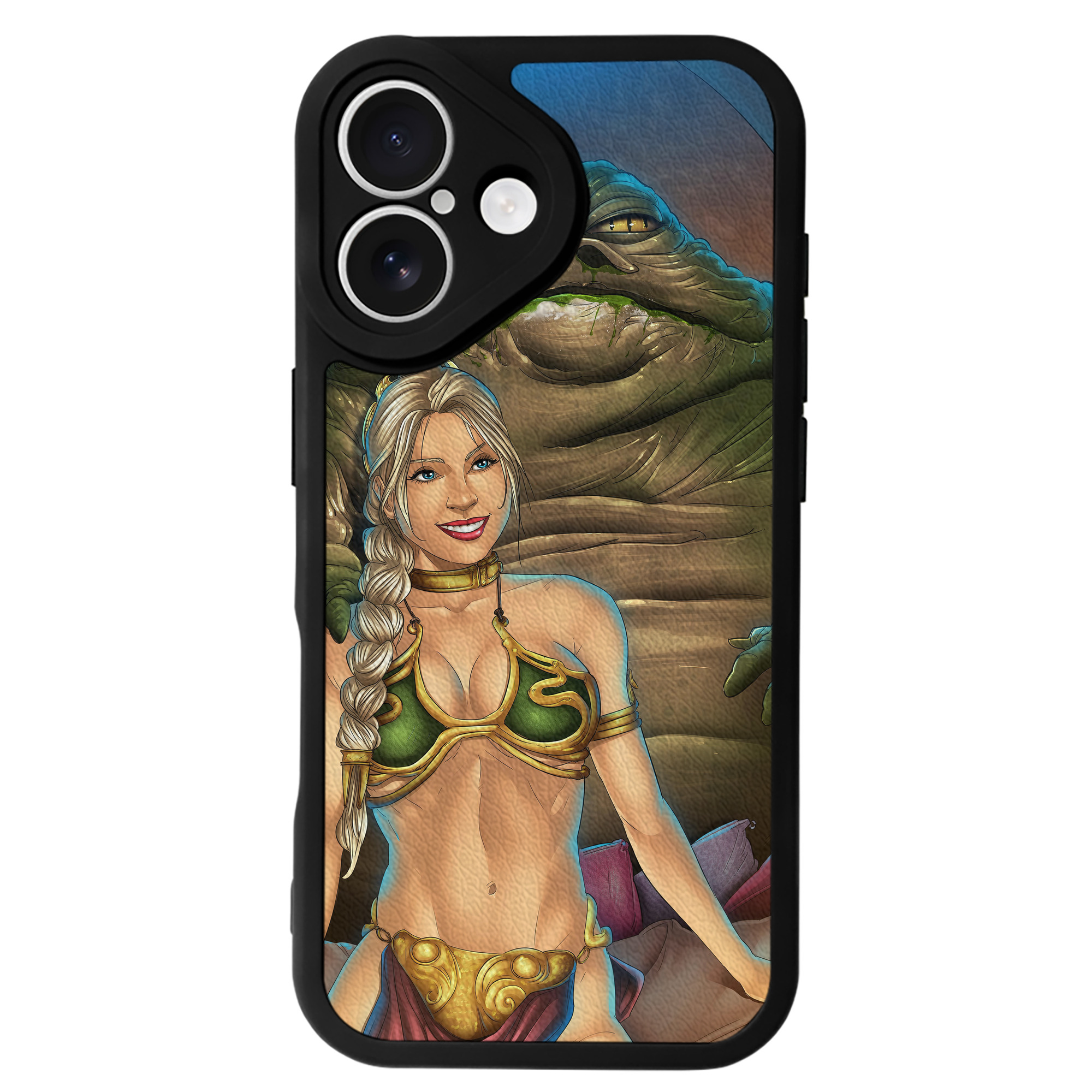（画像用） スター・ウォーズ Star Wars 【iPhone 16シリーズ対応】シリコンスマホケース（レザー調） 材質：シリコン